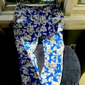 Business casual floral dress pants